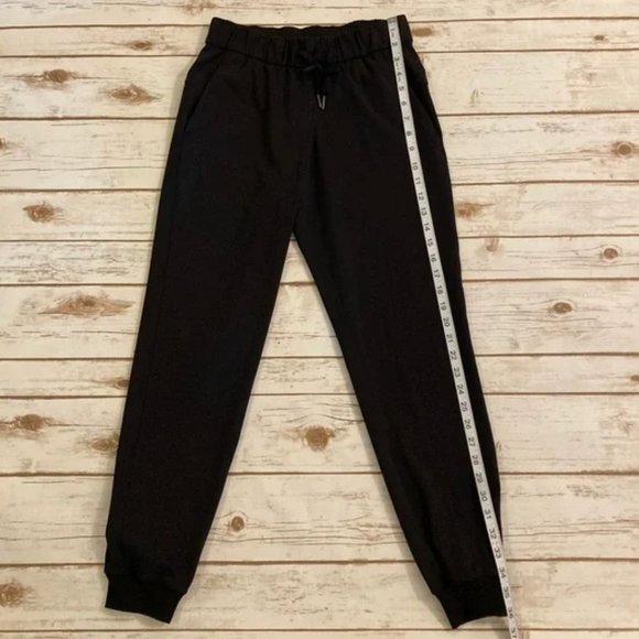 Lululemon Stretch Jogger Full Length size 4 in black - Picture 7 of 16